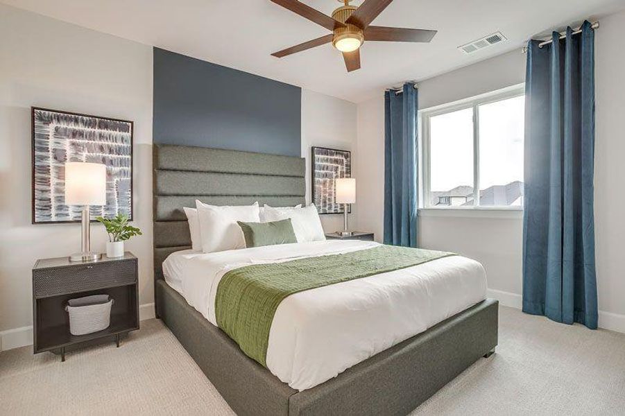 Furnished interior view inside a new home in Creekside, Royse City (Image 16). Furnished interior view inside a new home in Creekside, Royse City (Image 16).