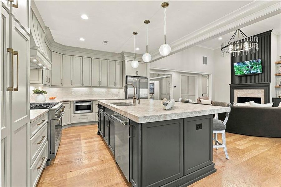 Furnished interior view inside a new home in , Newnan (Image 32).