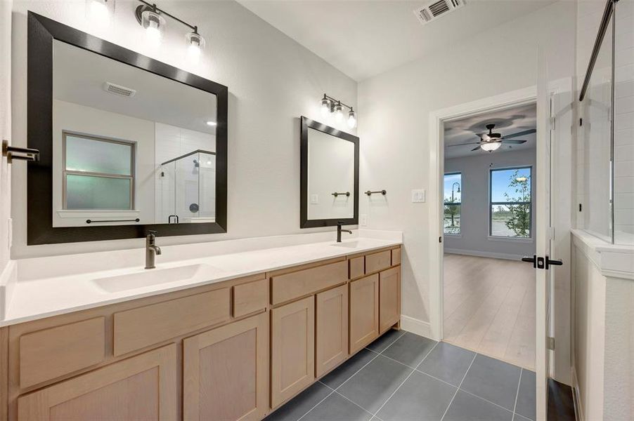 Furnished interior view inside a new home in Karis - Village Series, Crowley (Image 7).