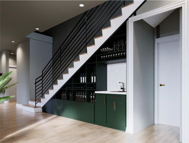 Furnished interior view inside a new home in , Decatur (Image 6).