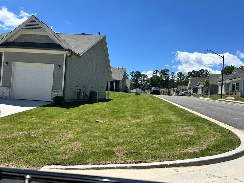 Exterior details and patio area of a home in Villages at Cedar Hill, Dallas (Image 4). Exterior details and patio area of a home in Villages at Cedar Hill, Dallas (Image 4).