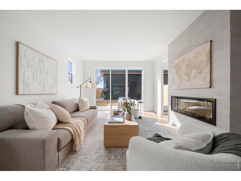 Furnished interior view inside a new home in , Denver (Image 34). Furnished interior view inside a new home in , Denver (Image 34).