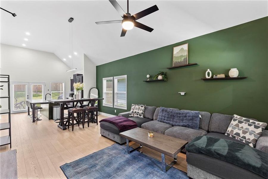 Furnished interior view inside a new home in , Atlanta (Image 29). Furnished interior view inside a new home in , Atlanta (Image 29).
