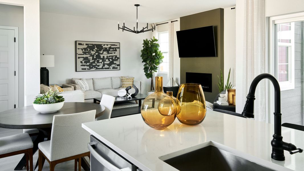 Furnished interior view inside a new home in Sky Ranch, Watkins (Image 7).