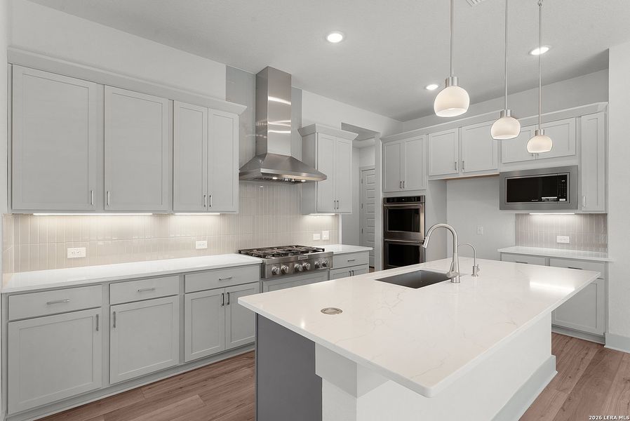 Furnished interior view inside a new home in Davis Ranch, San Antonio (Image 13).