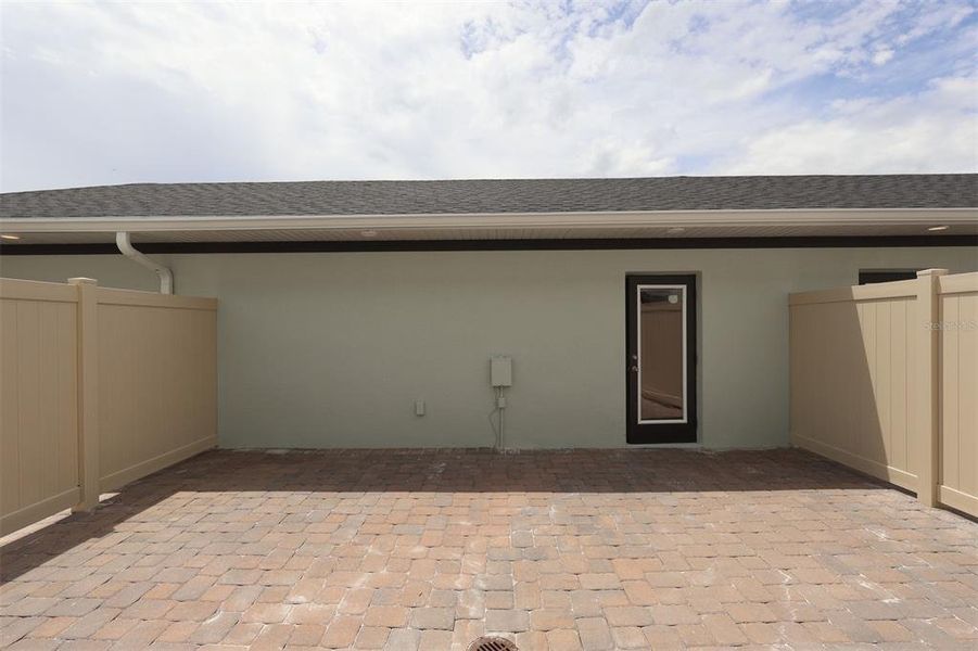 Exterior details and patio area of a home in Center Lake on the Park, St. Cloud (Image 14).