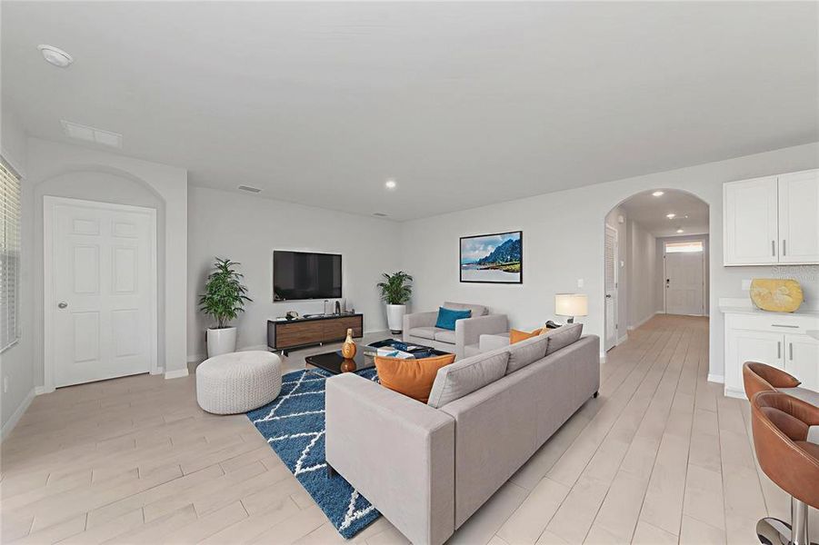 Furnished interior view inside a new home in , Punta Gorda (Image 9).