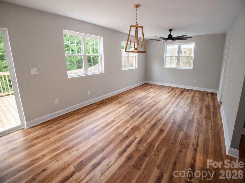 Spacious, unfurnished interior of a new home in , Charlotte (Image 22). Spacious, unfurnished interior of a new home in , Charlotte (Image 22).