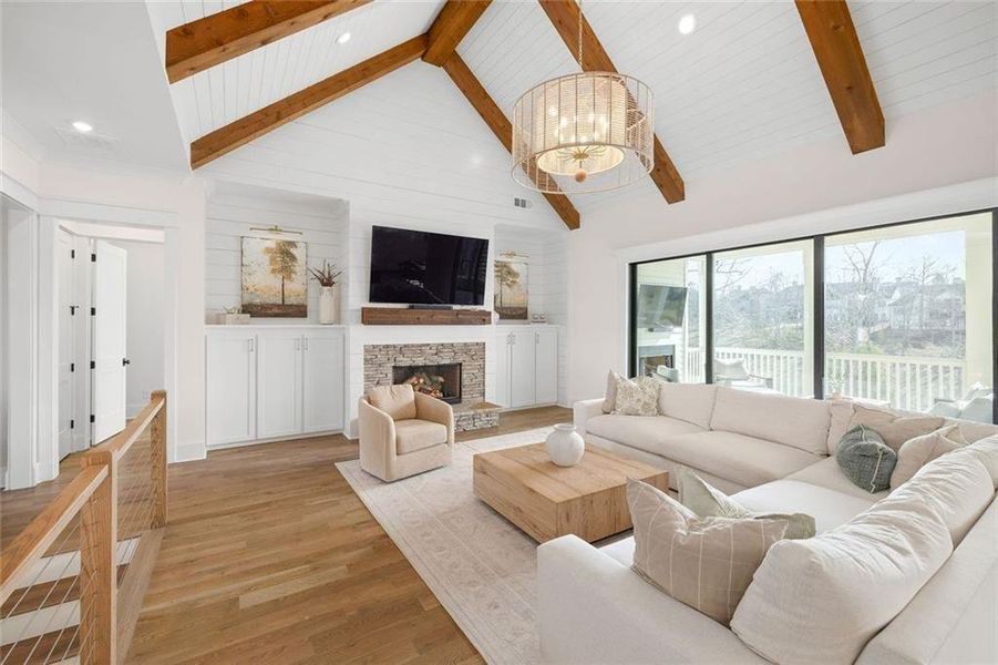 Furnished interior view inside a new home in , Dawsonville (Image 44).