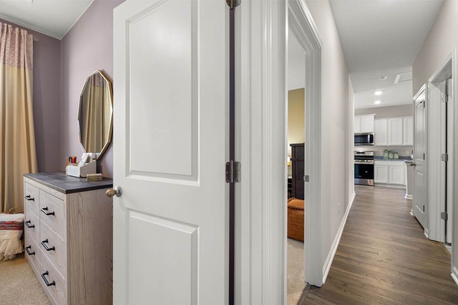 Representative furnished interior of a home built from the Calloway 3 by D.R. Horton in Byrd Village, Graniteville (Image 26).