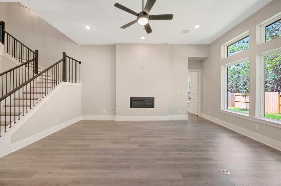 Spacious, unfurnished interior of a new home in The Woodlands Hills - Premier Collection, Willis (Image 36). Spacious, unfurnished interior of a new home in The Woodlands Hills - Premier Collection, Willis (Image 36).