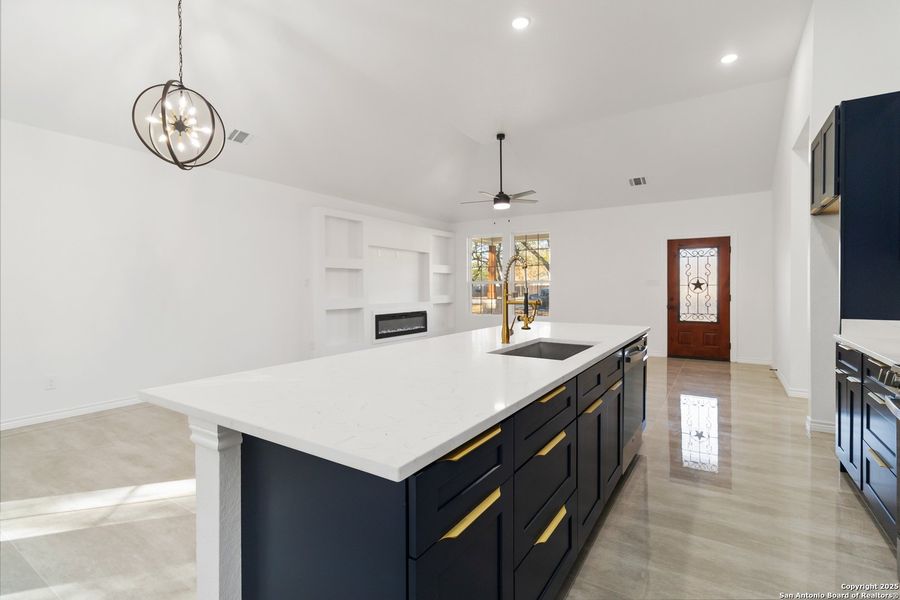 Furnished interior view inside a new home in , San Antonio (Image 7).