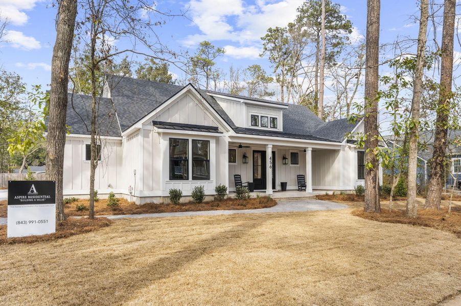 Front exterior of a new home in , Summerville, SC, highlighting curb appeal (Image 39).