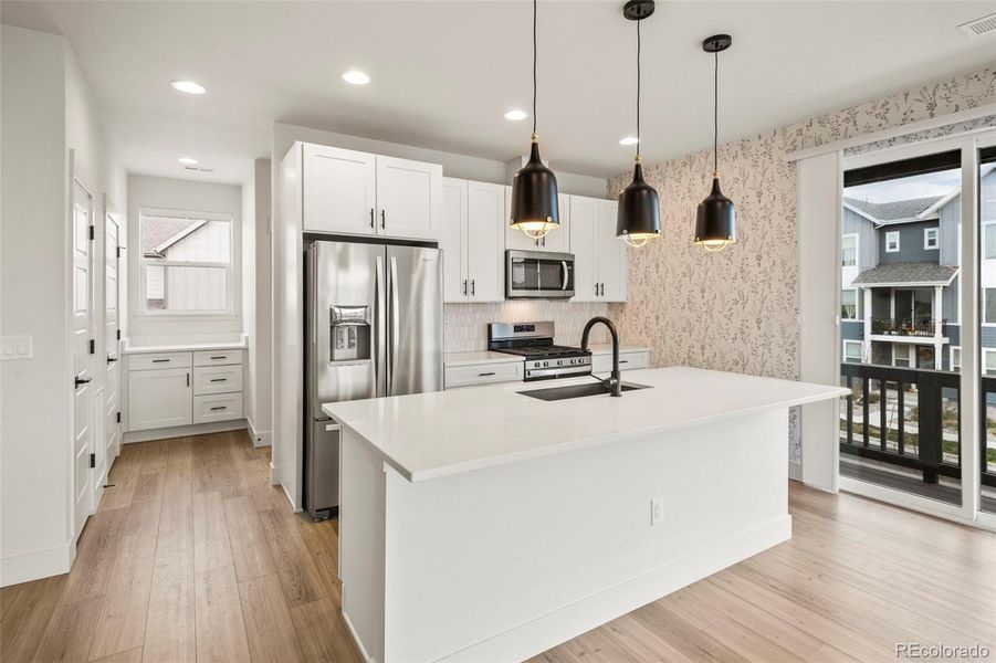 Furnished interior view inside a new home in , Broomfield (Image 9).