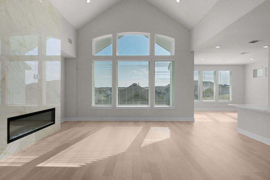 Spacious, unfurnished interior of a new home in Lariat, Liberty Hill (Image 12).