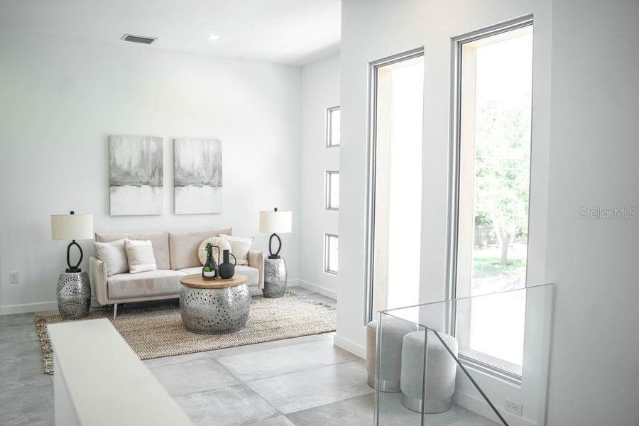 Furnished interior view inside a new home in , Sarasota (Image 7).