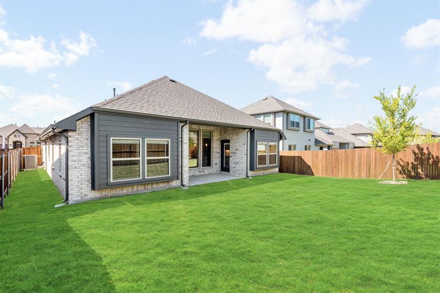 Front exterior of a new home in Ridge Ranch Classic 50, Mesquite, TX, highlighting curb appeal (Image 23). Front exterior of a new home in Ridge Ranch Classic 50, Mesquite, TX, highlighting curb appeal (Image 23).