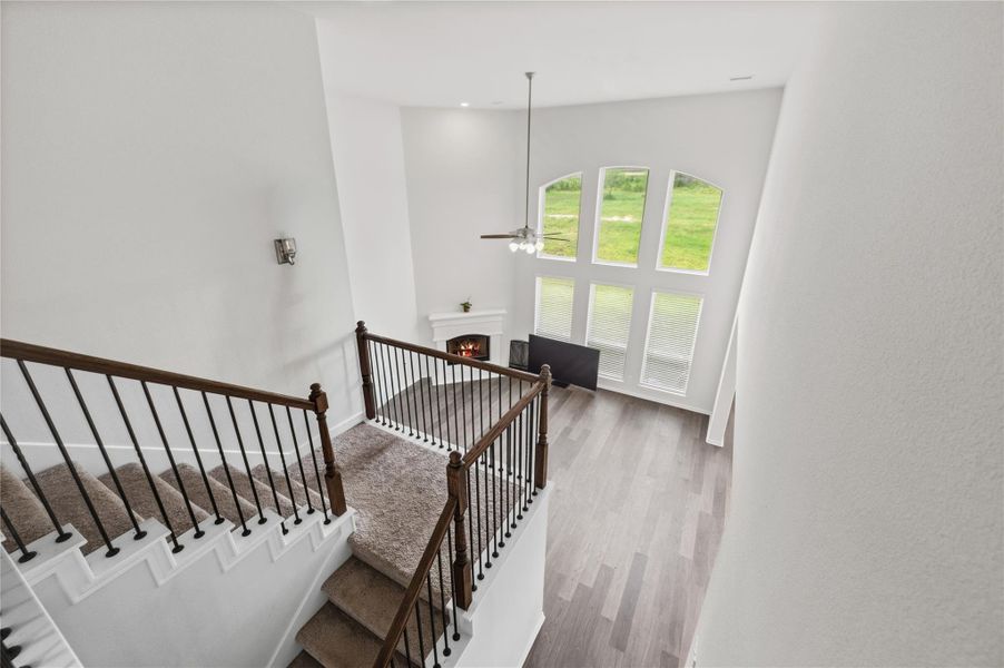 Furnished interior view inside a new home in , Willis (Image 9).