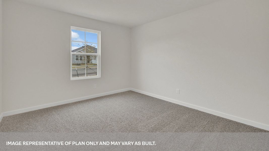 Representative unfurnished interior of a home built from the The Grayson by D.R. Horton in Sonoma Oaks, Fredericksburg (Image 12).
