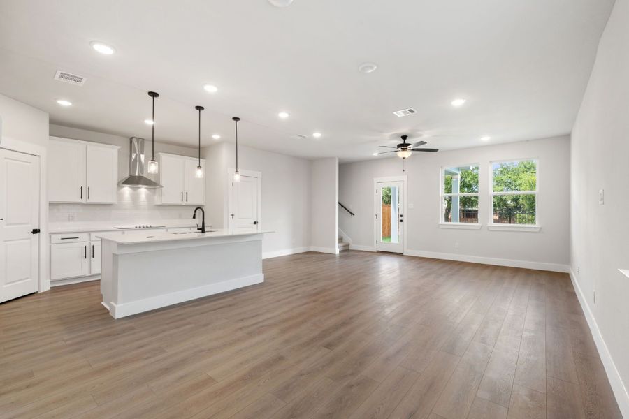 Furnished interior view inside a new home in Lake Park Villas, Wylie (Image 56).