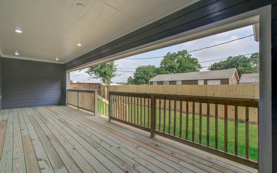 This back porch is the perfect retreat after a long day