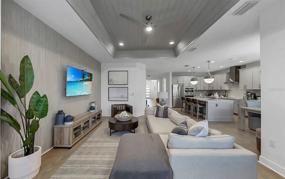 Furnished interior view inside a new home in , Sarasota (Image 30).