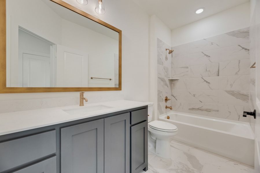 Furnished interior view inside a new home in Fields - 50' Lots, Frisco (Image 8).