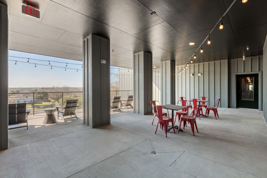 View of patio / terrace featuring outdoor dining area