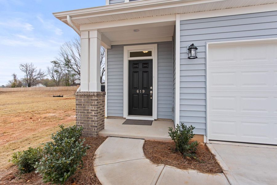 Exterior details and patio area of a home in Bellevue, Greenville (Image 3).