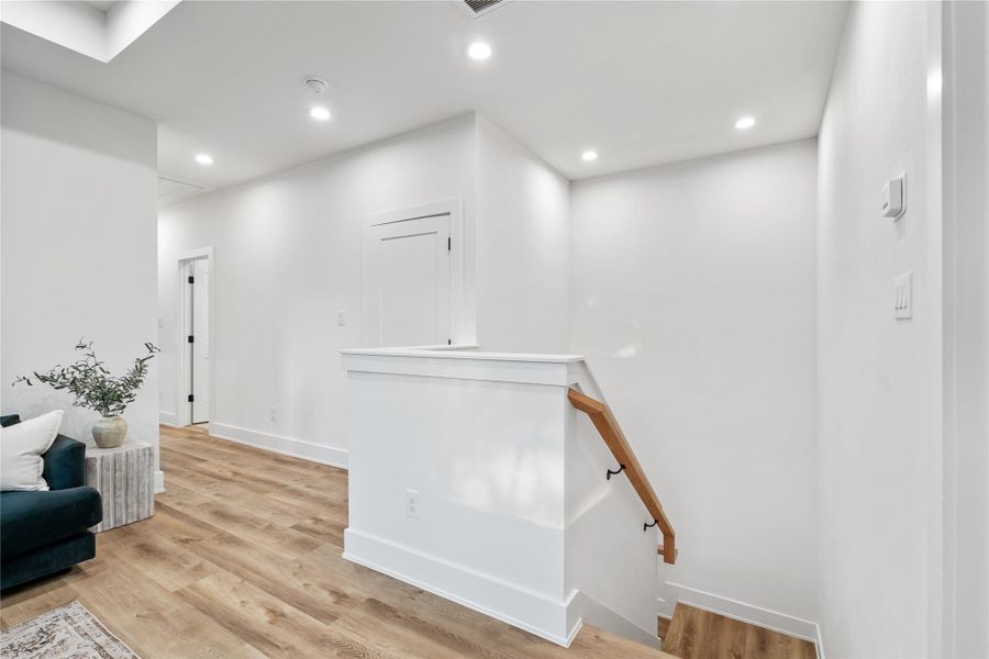 This flex space features high ceilings, large windows for natural light, and LVP flooring for a cozy yet sophisticated feel. This flex space features high ceilings, large windows for natural light, and LVP flooring for a cozy yet sophisticated feel.