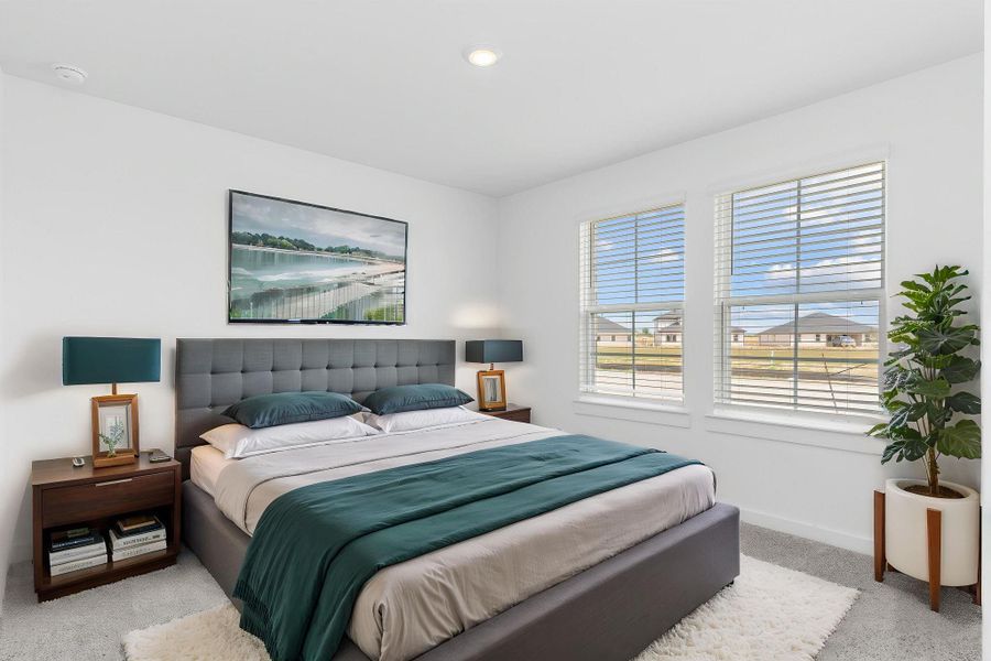 Furnished interior view inside a new home in Blue Heron Estates, Beasley (Image 11).