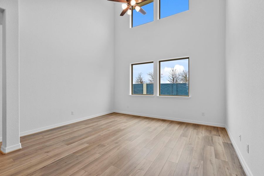Spacious, unfurnished interior of a new home in Austin Point, Richmond (Image 25).
