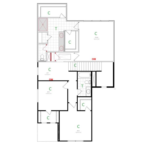 W/S #76234 / BG #3: 2nd Floor