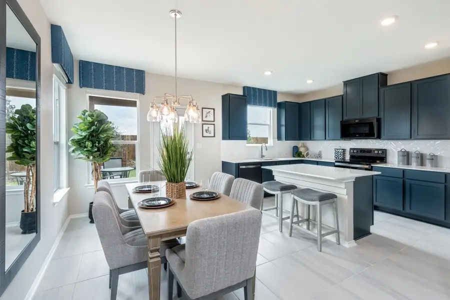 Representative furnished interior of a home built from the 2509 by KB Home in Stoney Chase, Del Valle (Image 5).