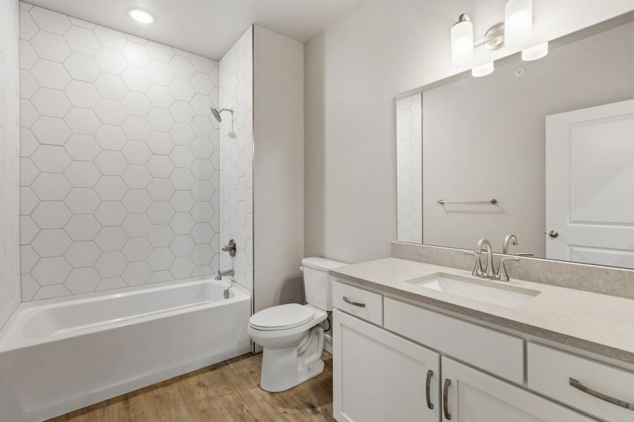 Representative furnished interior of a home built from the The Bierstadt by Landmark Homes in Northfield at Old Town, Fort Collins (Image 7).