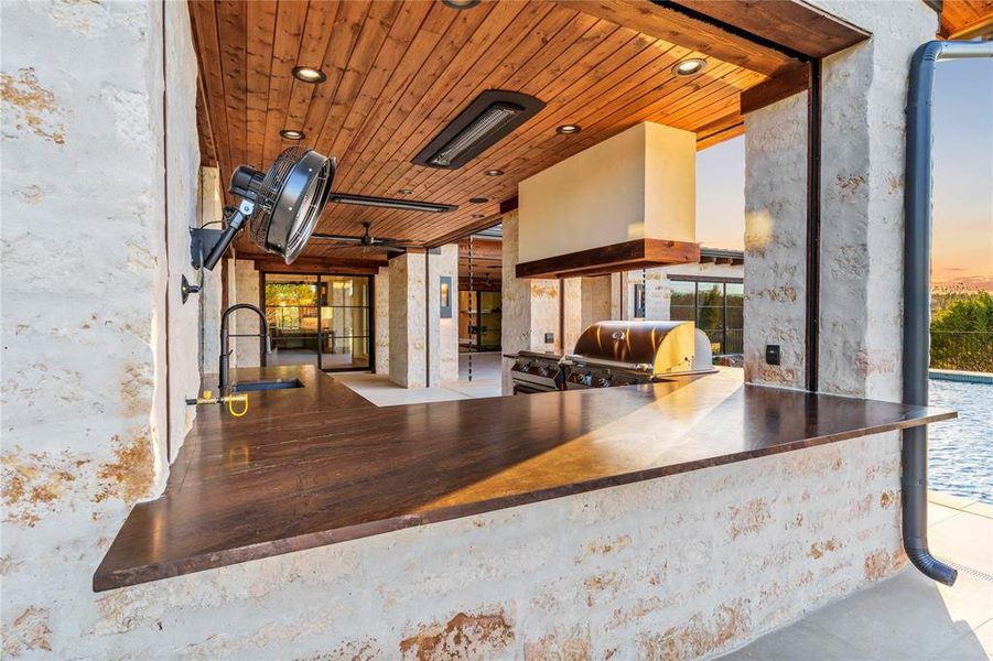 Exterior details and patio area of a home in , Cresson (Image 23).