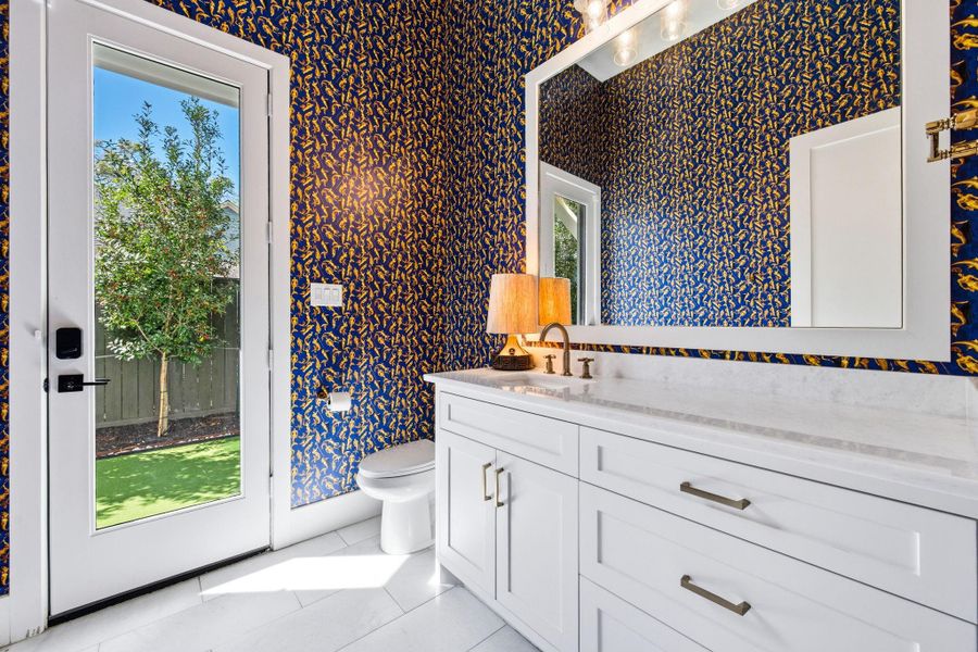 Furnished interior view inside a new home in , Houston (Image 30).