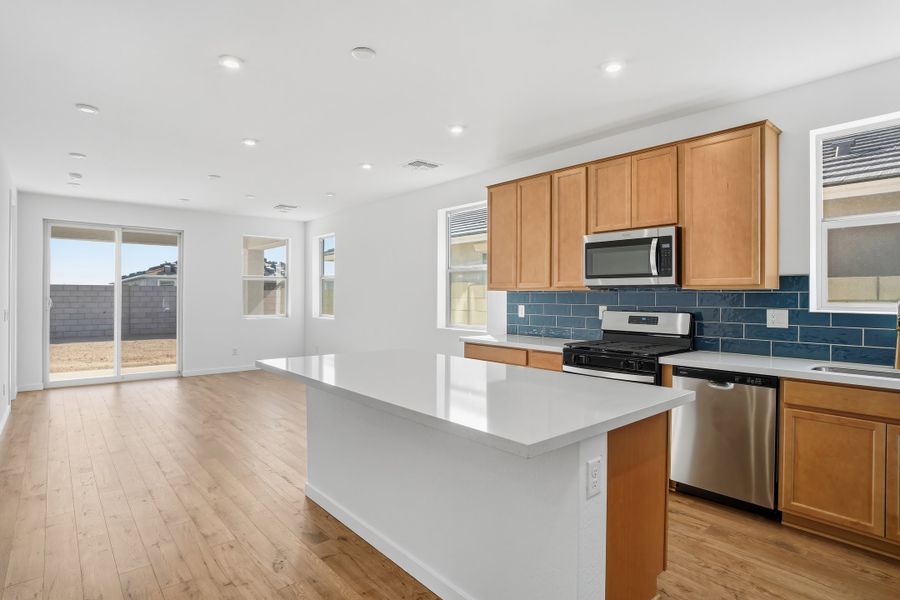 Furnished interior view inside a new home in Montana Vista - Highland, Buckeye (Image 9).
