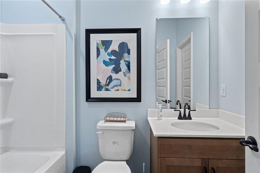 Furnished interior view inside a new home in Sagebrook, Powder Springs (Image 11).
