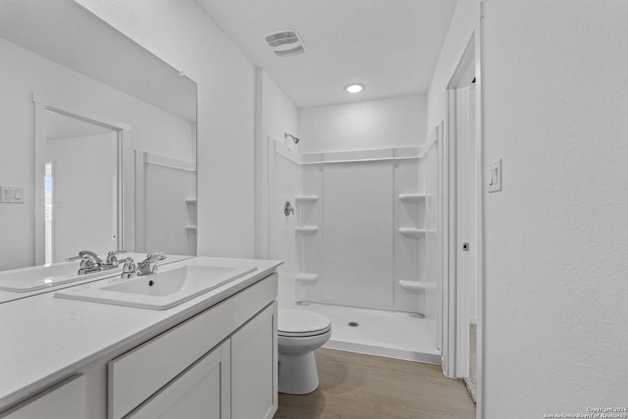 Furnished interior view inside a new home in , New Braunfels (Image 5).