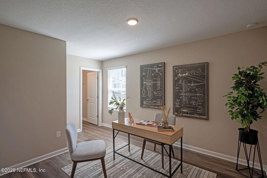 Furnished interior view inside a new home in Edinburgh Village, Jacksonville (Image 4).