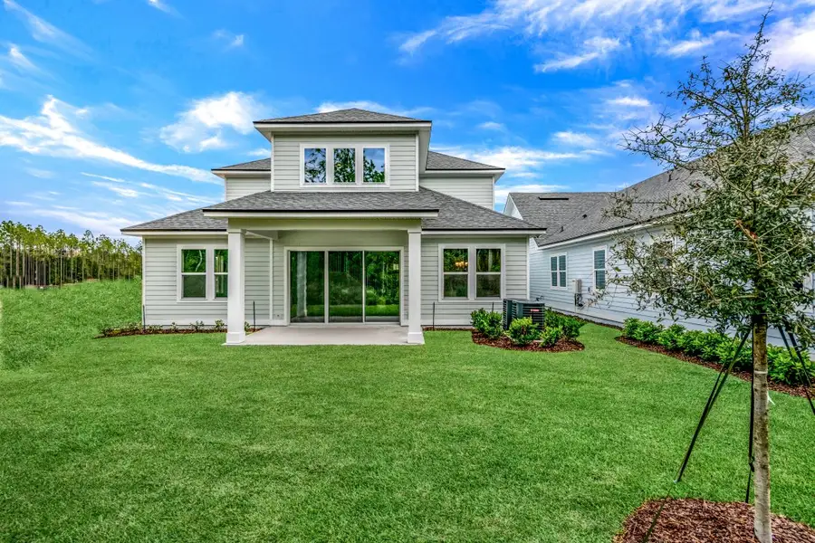 Representative exterior details of a home built from the Walton by Riverside Homes in Mariposa at EverRange, Jacksonville (Image 4).