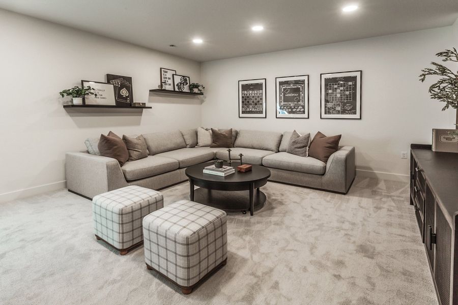 Representative furnished interior of a home built from the Christie by Hartford Homes in Trailside, Timnath (Image 12).