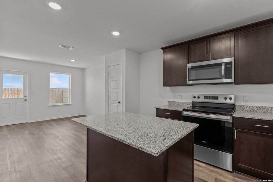 Furnished interior view inside a new home in The Overlook at Creekside, New Braunfels (Image 3).