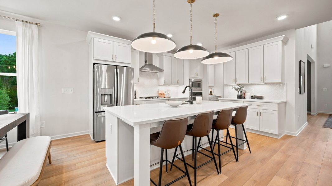 Representative furnished interior of a home built from the Rosemary II by DRB Homes in Everson, Snellville (Image 9).
