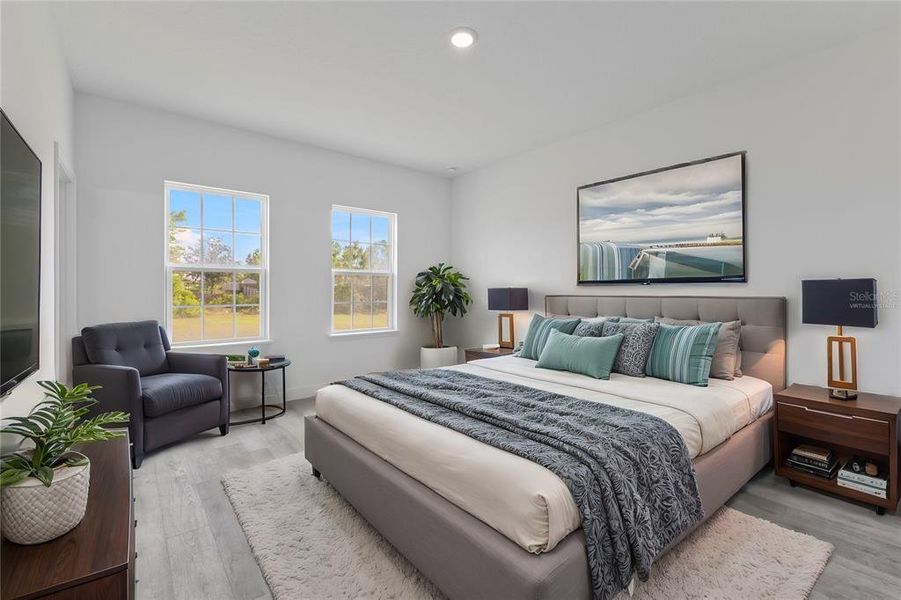 Furnished interior view inside a new home in , Ocala (Image 6).