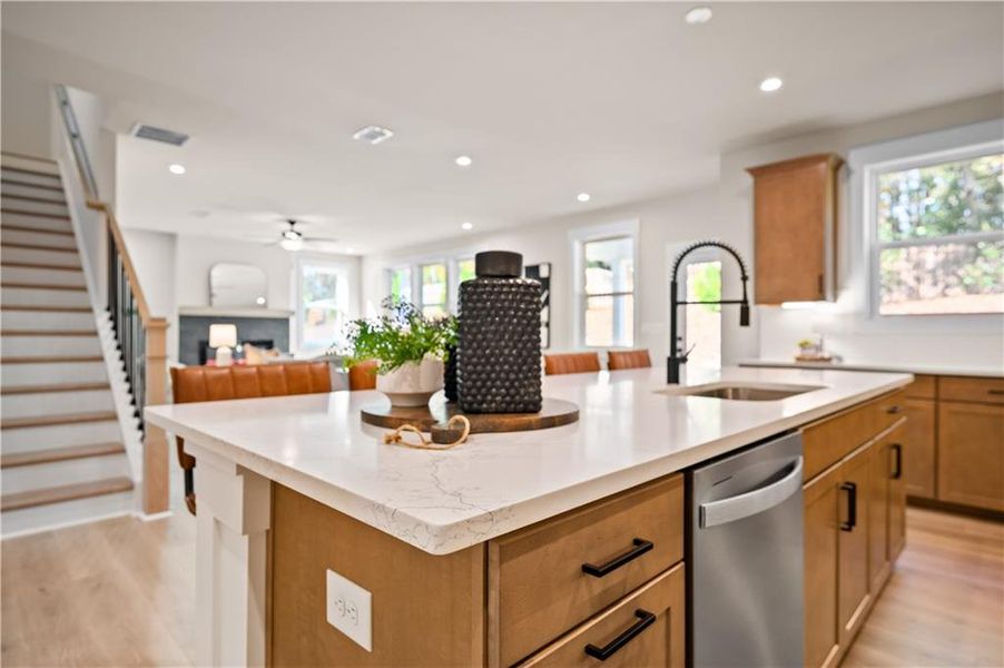 Furnished interior view inside a new home in The Paddocks at Doc Hughes, Buford (Image 11).