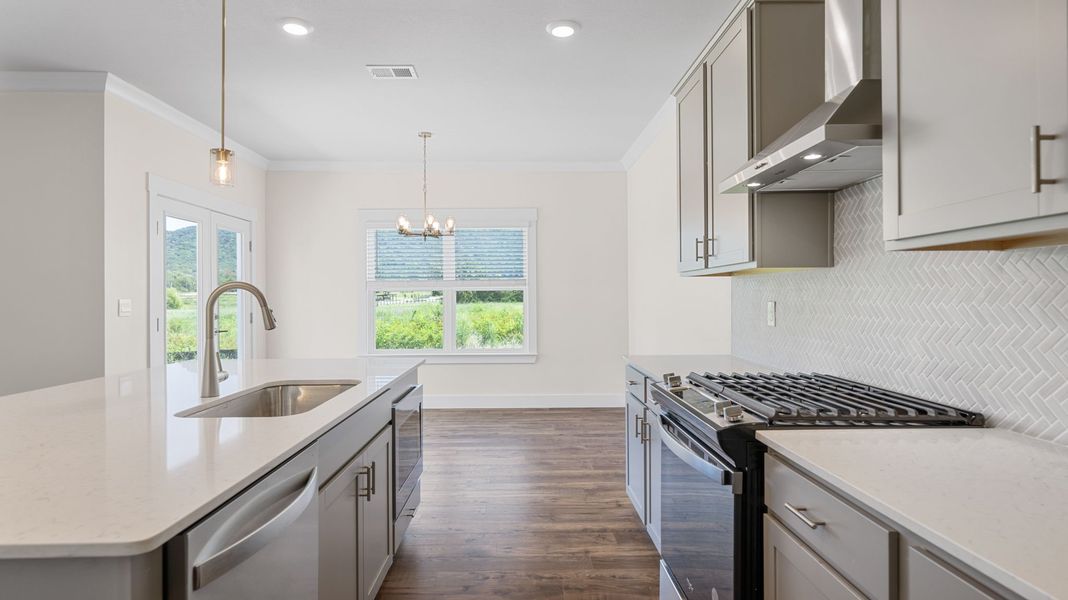 Furnished interior view inside a new home in Harbor Crest, Ooltewah (Image 9). Furnished interior view inside a new home in Harbor Crest, Ooltewah (Image 9).