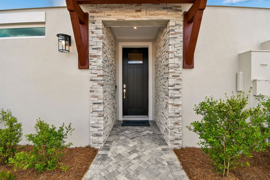 Representative exterior details of a home built from the Driftwood by Tri Pointe Homes in EvenTide, New Smyrna Beach (Image 21).