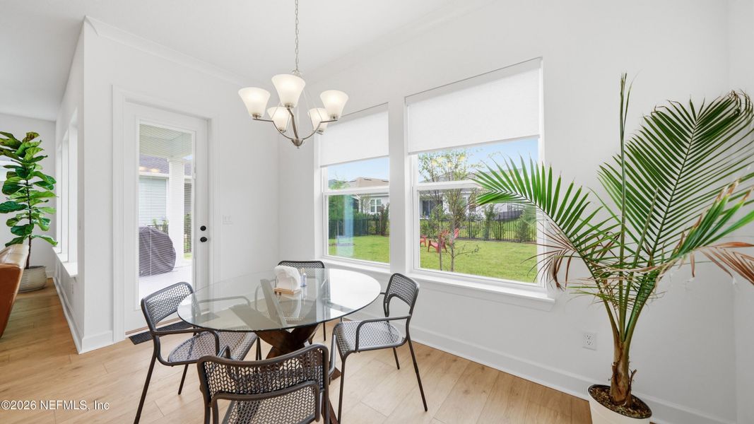 Furnished interior view inside a new home in Seven Pines 40' Front Entry, Jacksonville (Image 18).